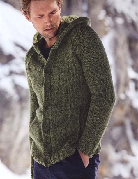 hooded jacket knitting pattern free.